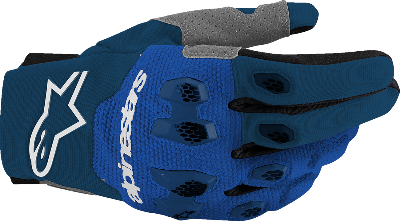ALPINESTARS Pro-Dura Gloves - Navy/Bright Blue/White - Large 3560425-7174-L