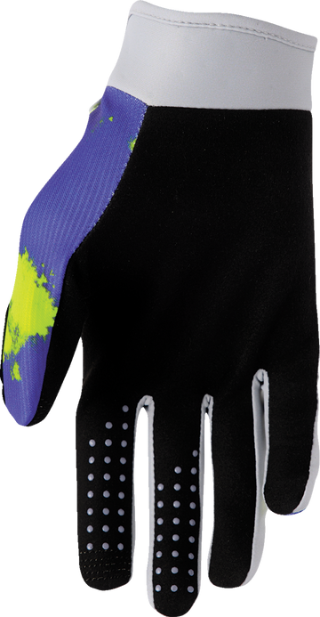 THOR Launchmode Bleach Gloves - Gray/Acid - XL 3330-8324