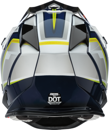 MOOSE OFFROAD MR3 Helmet - F.A.F. - White/Navy/Green - XL 0110-8946