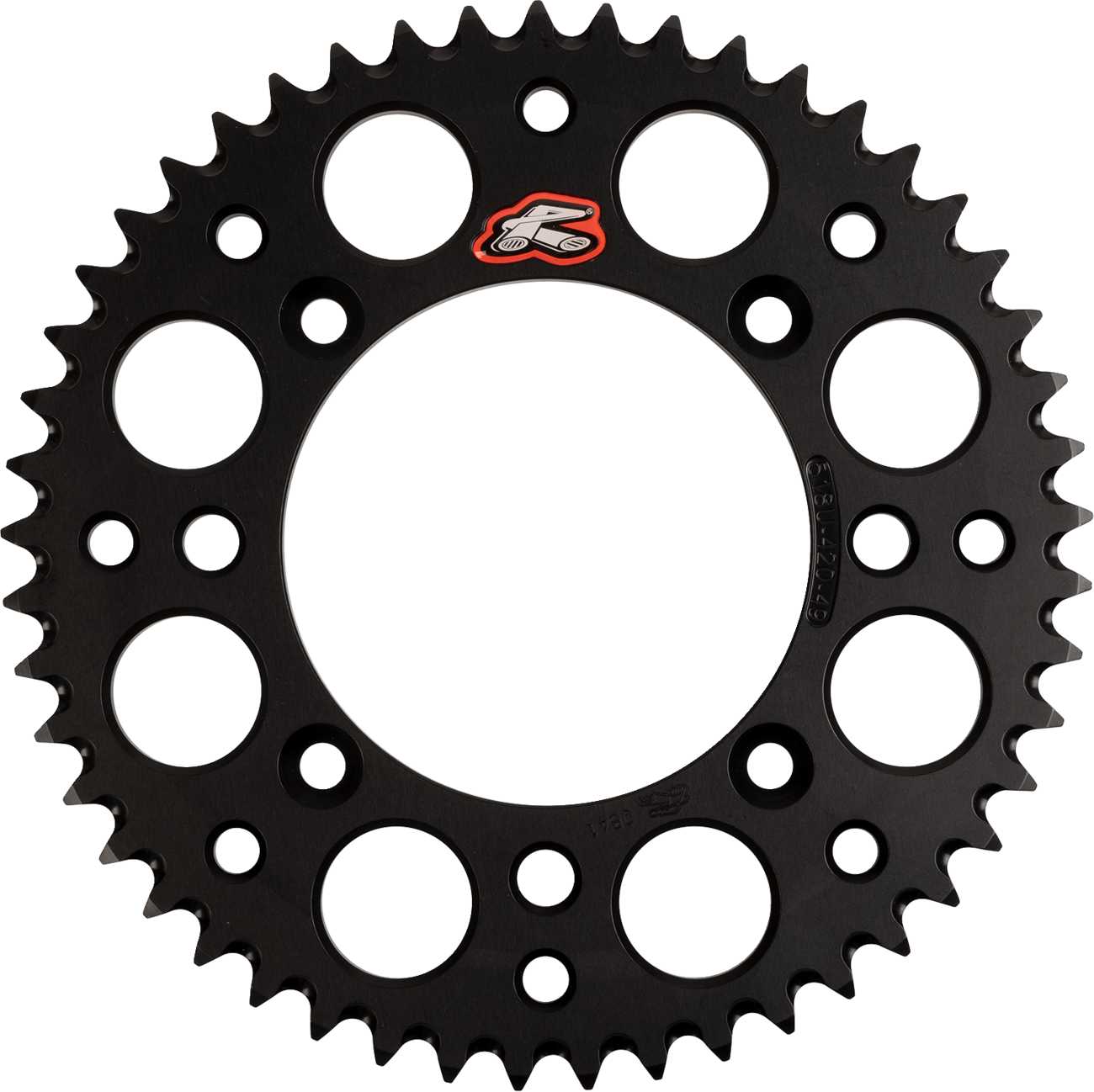 RENTHAL Rear Sprocket - Aluminum - 49 Tooth - Black - KTM 518U-420-49GPBK