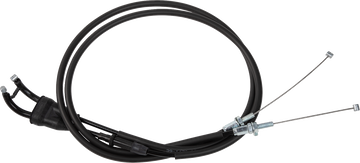 MOOSE OFFROAD Black Vinyl Throttle Cable - Stock Length - Honda CRF 45-1279