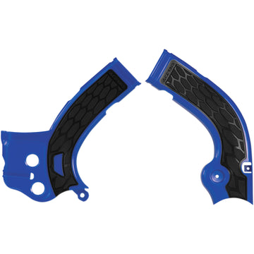 Acerbis X-Grip Frame Guards - Blue/Black - YZ 250F/450F 2374261034