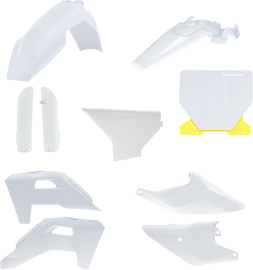 ACERBIS Full Body Kit -'25 OEM White/Yellow - Husqvarna - TC '25 2987418211