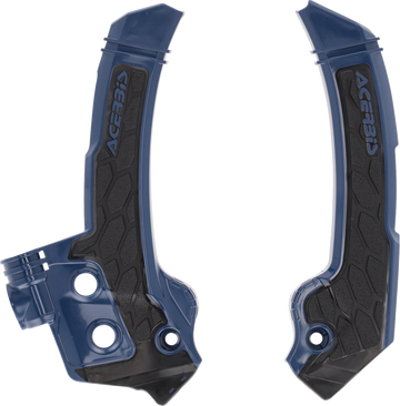 ACERBIS X-Grip Frame Guards - Blue/Black - Husqvarna - FC/FX/TC/TX 2987271034