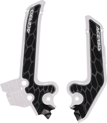 ACERBIS X-Grip Frame Guards - White/Black- Husqvarna - TC 2986931035