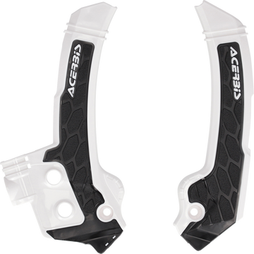 ACERBIS X-Grip Frame Guards - White/Black- Husqvarna - FC/FX/TC/TX 2987271035