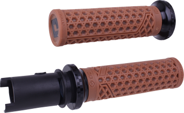 ODI Vans Harley Davidson Grips - CVO Cable - Gum/Black V31VHTCGR-BC