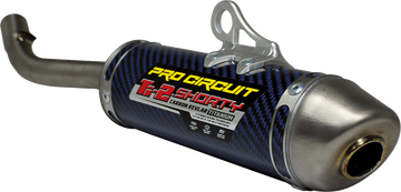 PRO CIRCUIT Ti-2 Silencer - R304 - Blue Titanium/Carbon Fiber - YZ 125 1132412K