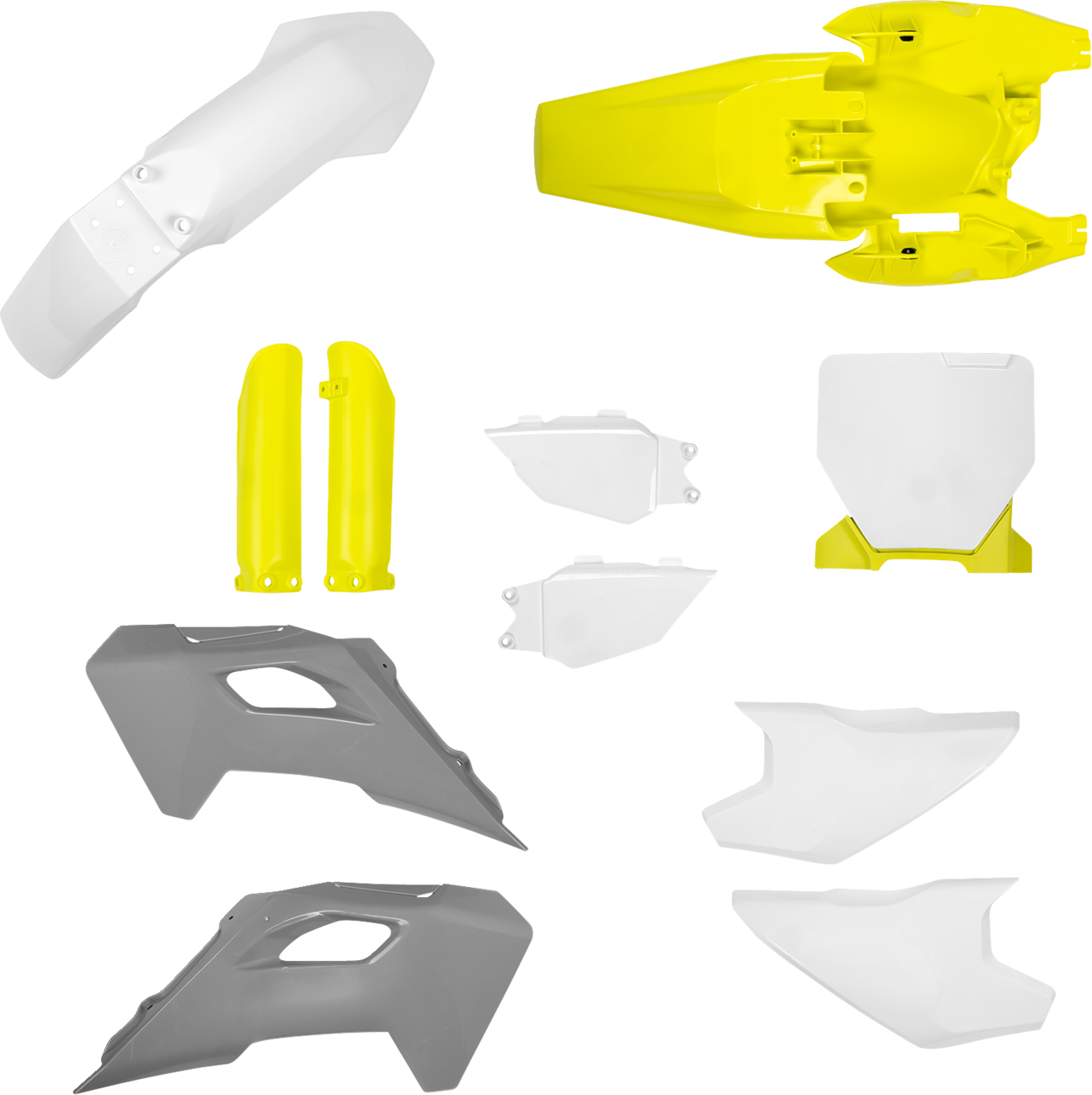ACERBIS Full Body Kit - '25 OEM Gray/Yellow/White - Husqvarna - TC '24-'25 2987358211