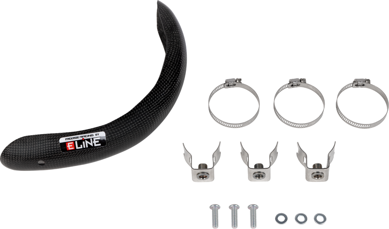 MOOSE OFFROAD Heat Shield - Carbon Fiber - Sherco SHS30025