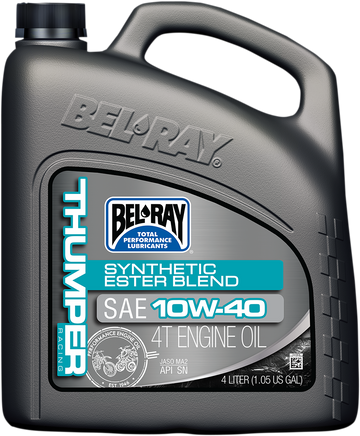 Bel-Ray Thumper Synthetic Blend 4T Oil - 10W-40 - 4L 99520-B4LW