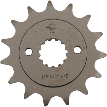 JT SPROCKETS Counter Shaft Sprocket - 15-Tooth JTF1401.15 by JT Countershaft Sprockets Steel