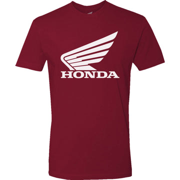 Honda Apparel Honda Wing T-Shirt - Maroon - Small NP21S-M3018-S | T Shirts Mens