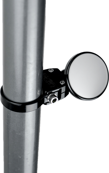 2.0" Racing Spot Mirror Black