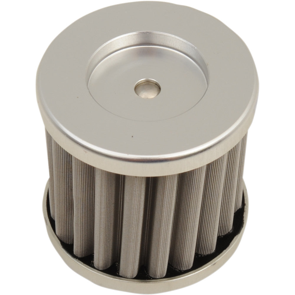 PC RACING Flo? Stainless Steel Oil Filter - Kawasaki/Suzuki PC139