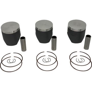 WOSSNER Piston Kit - 66.37 mm - Arctic Cat K7006DA-3