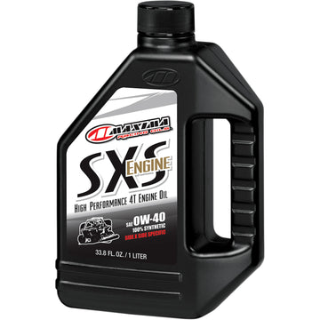 Maxima Racing Oil SXS UTV Synthetic 4T Oil - 0W-40 - 1L 30-12901