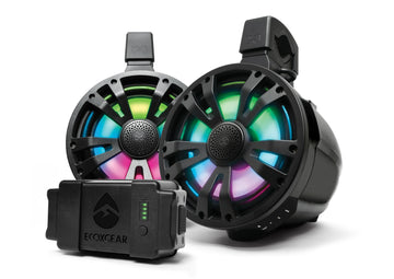 Extrmtower 2 Pk 8 Spkr 1 Amp Spkr + Btry 1 Non Amp Blk