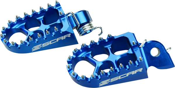 Scar Racing Evo Foot Pegs - Blue