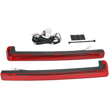 Custom Dynamics LED Run/Brake/Turn Tour-Pak? Arms - Red Lens - '06-'13 PB-TP-ARM-TPCR