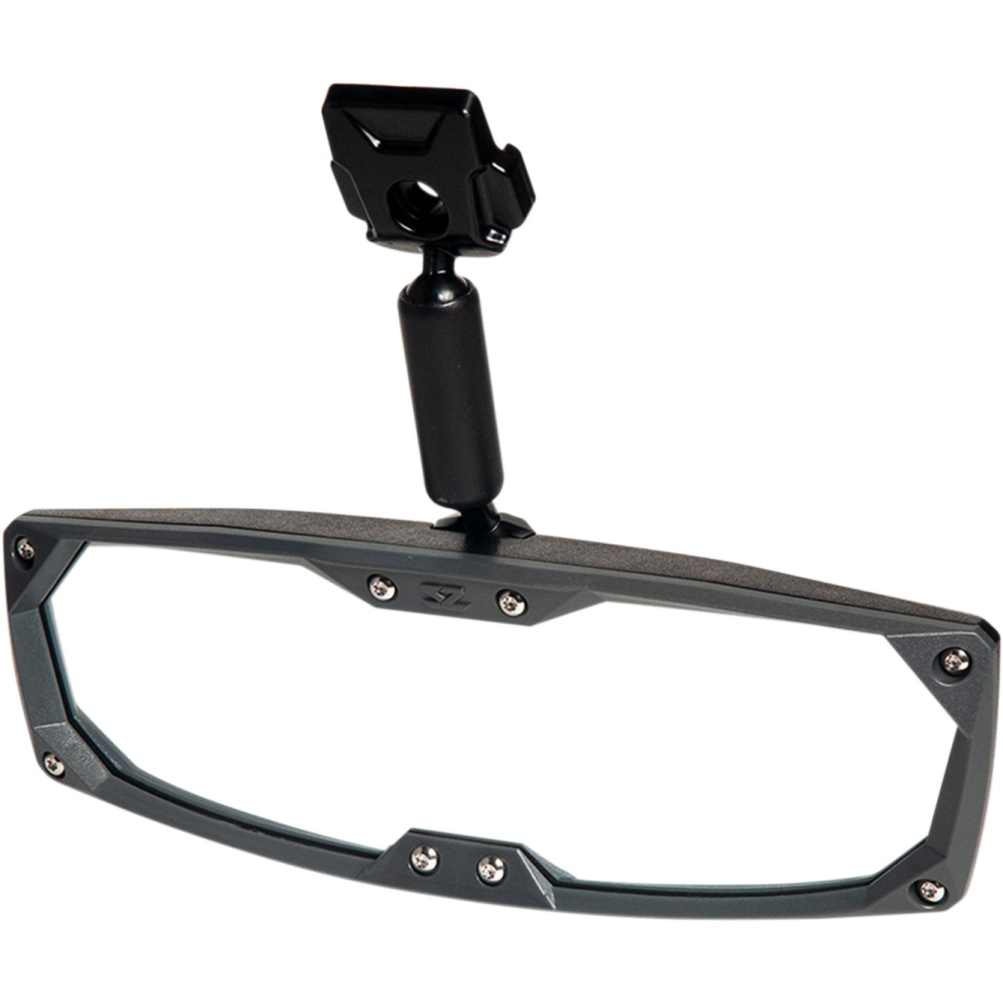 SEIZMIK Mirror - Halo R - Rear View - Rectangle - Black w/Black Bezel - Polaris Pro Fit 56-18058