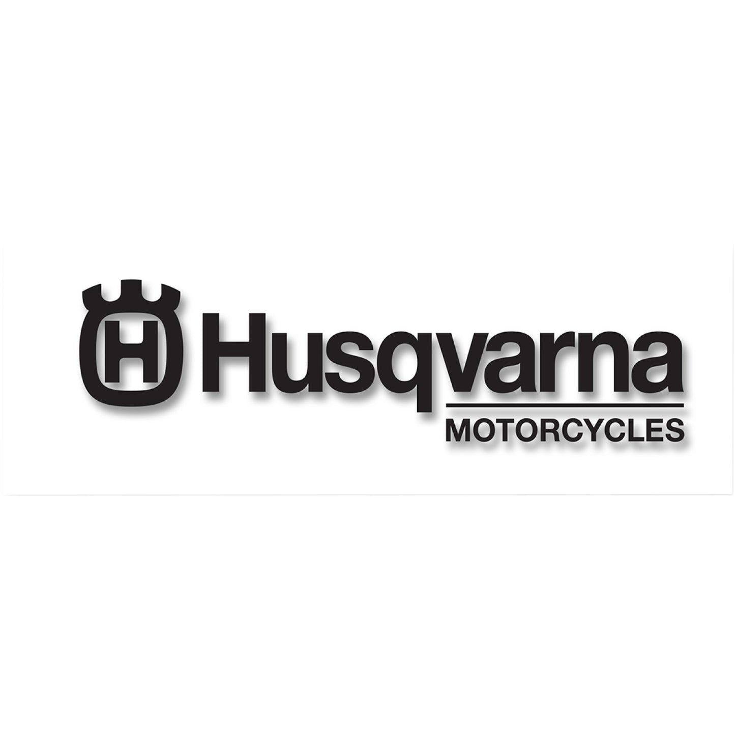 FACTORY EFFEX Die-Cut Decal - 1' - Husqvarana Black 22-94652
