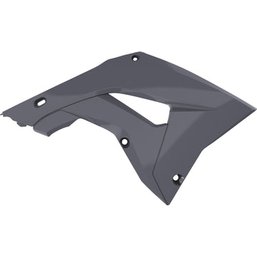 POLISPORT Radiator Cover - Restyle - Gray - CR 125R/250R 8421600004 by Polisport