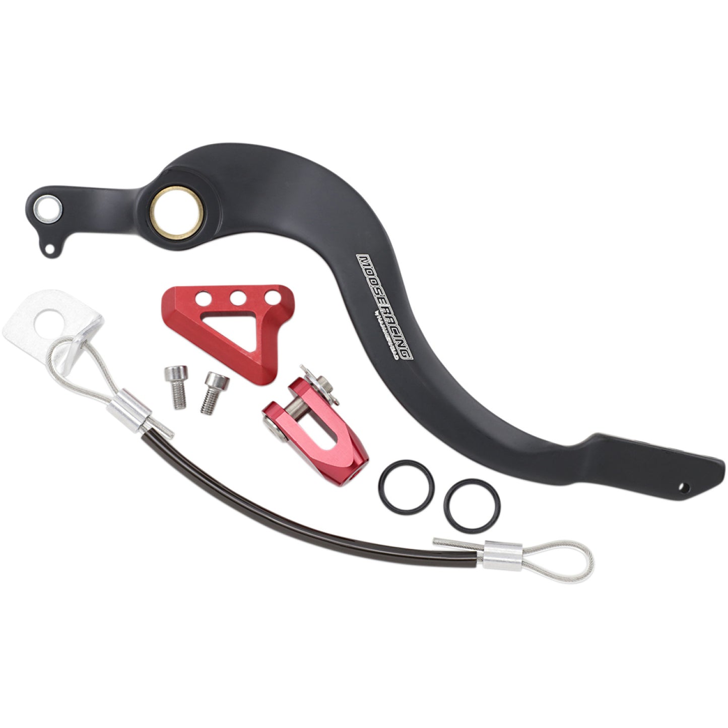 Moose Racing Brake Pedal - Red - Honda 82-0106-21-11