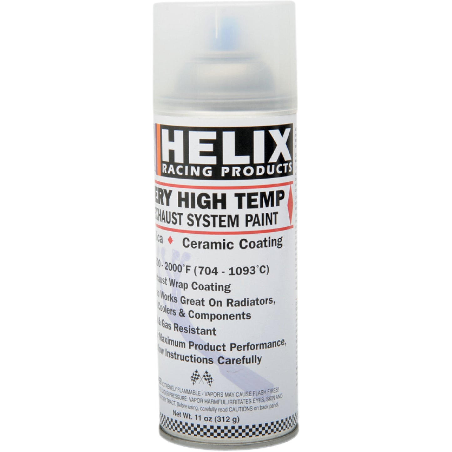 Helix High-Temperature Paint - Satin Clear - 11 oz. net wt. - Aerosol 165-1150 | Paint