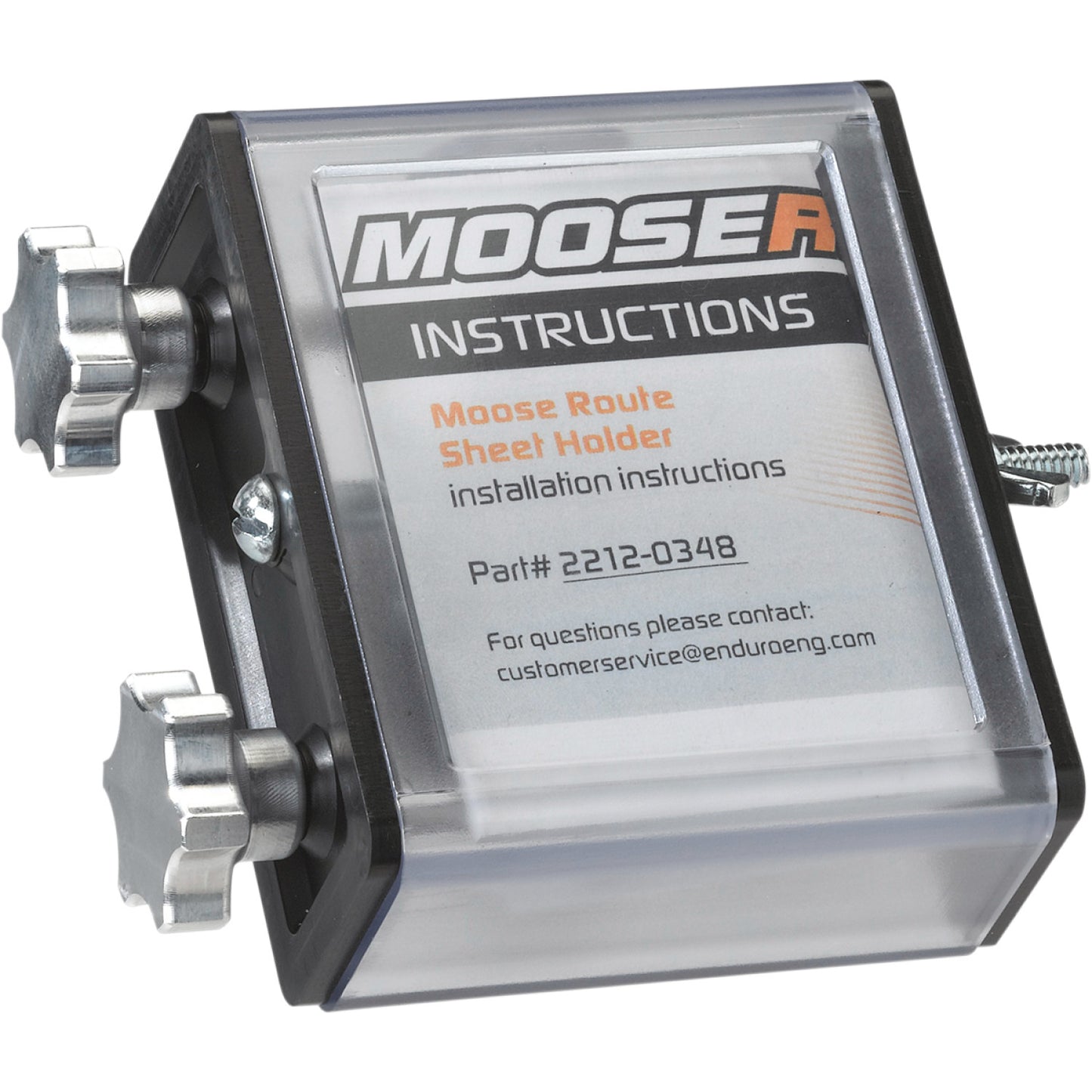 Moose Racing Side Load Route Sheet Holder - 2.25" x 2.50" 14-053