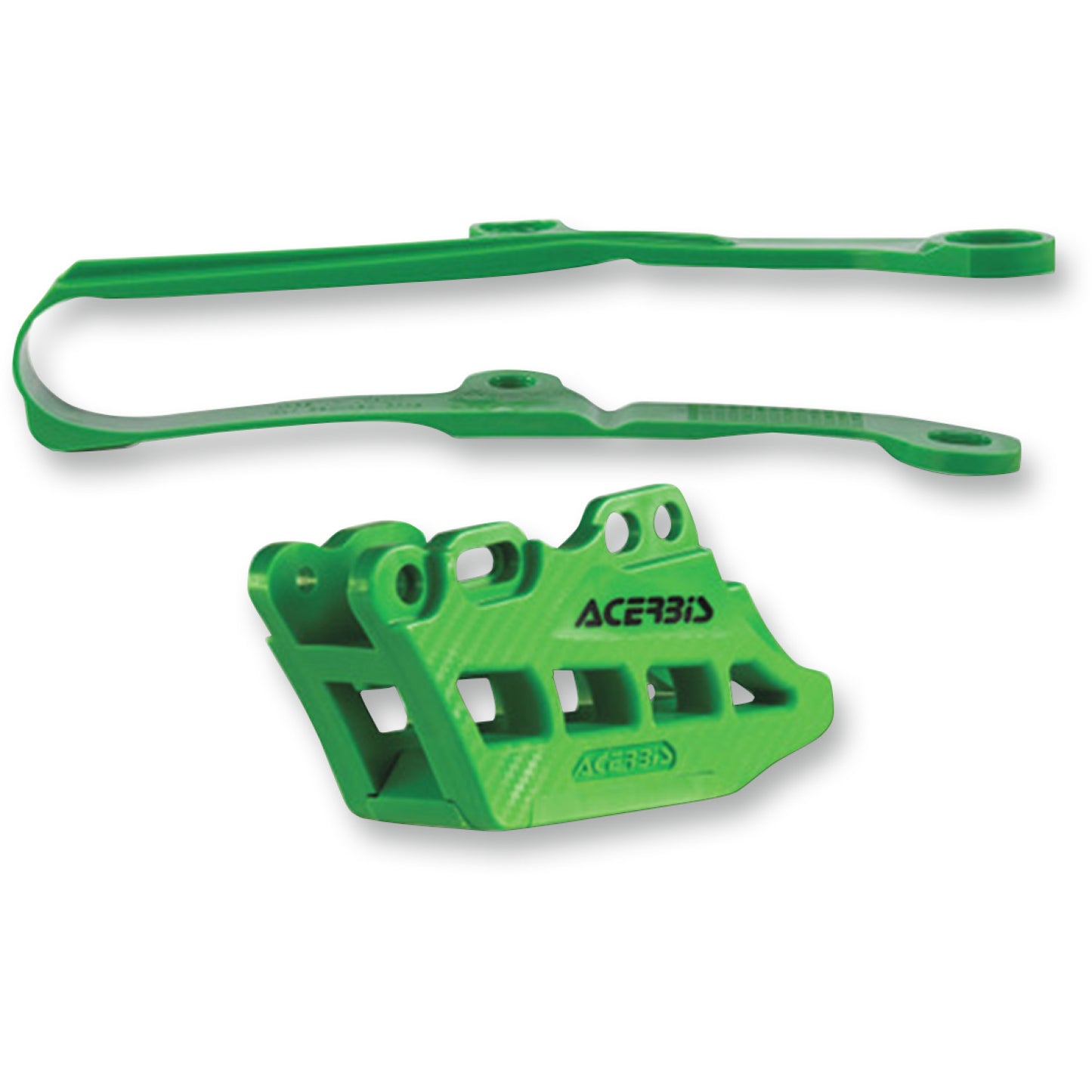 Acerbis Chain Guide 2.0 and Slider Kit - Kawasaki KX250F/450F - Green 2449450006