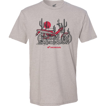 Honda Apparel Honda Trail 125 T-Shirt - Gray - 2XL NP21S-M2469-2X | T Shirts Mens