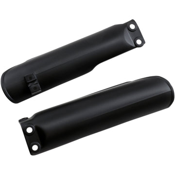 Acerbis Lower Fork Covers for Inverted Forks - Black 2732020001