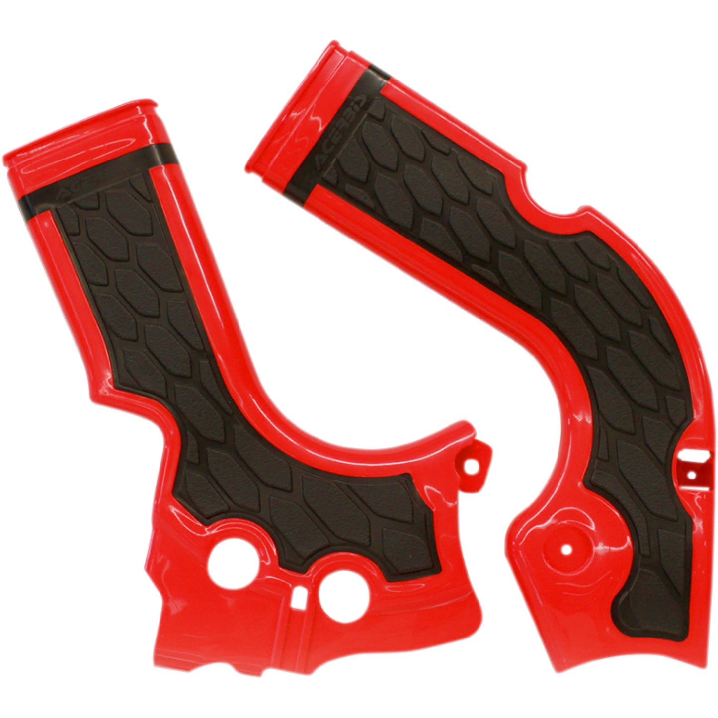 Acerbis X-Grip Frame Guards - Red/Black - CRF 250R/450R 2374241018