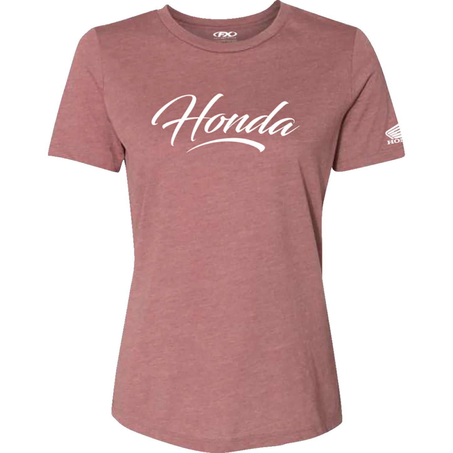 FACTORY EFFEX Women's Honda Script T-Shirt - Heather Mauve - Small 27-87340