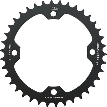 JT SPROCKETS Sprocket - Yamaha - Black - 38 Tooth JTA1857.38BLK by JT Rear Sprockets Aluminum/Alloy