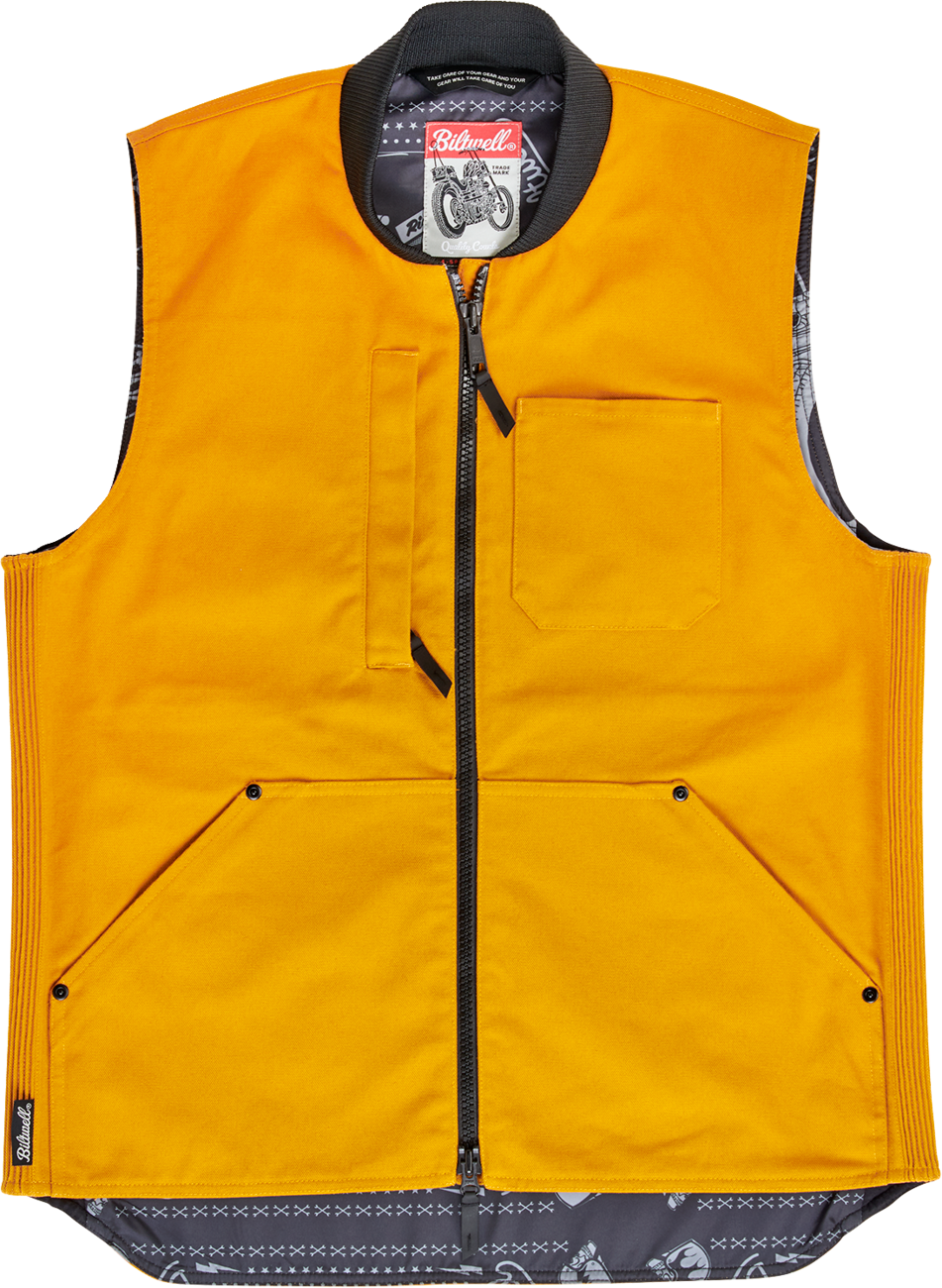 Biltwell 4 Speed Vest - Gold - Medium 8150-120-003