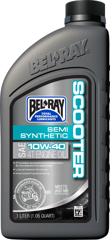 Bel-Ray Semi-Synthetic Scooter Oil - 10W-40 - 1 L 303064150160