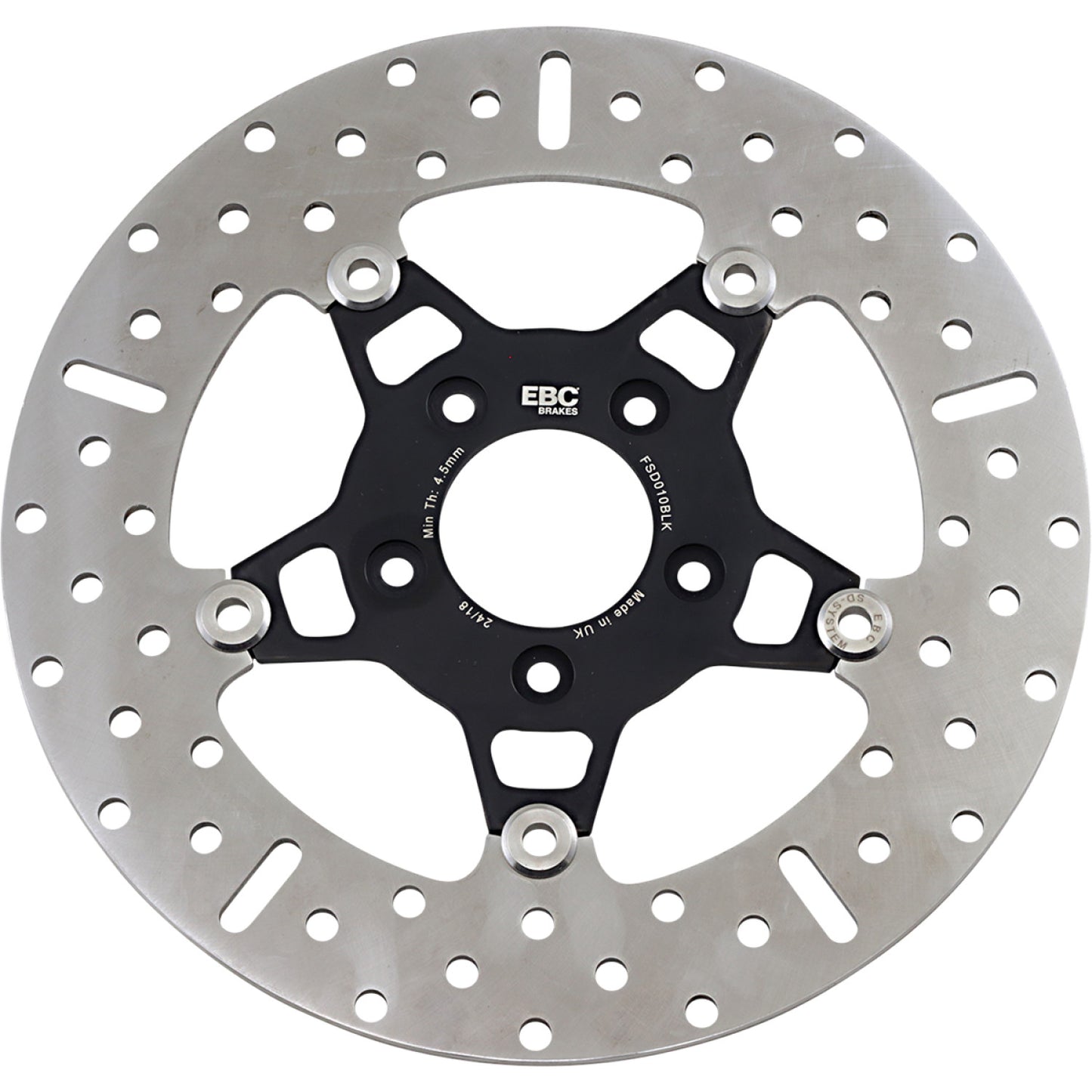 EBC Brake Rotor - Black Carrier FSD010BLK | Brake Rotors Street