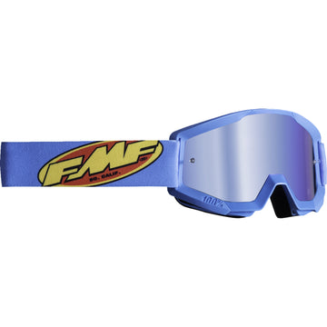 FMF Youth PowerCore Goggles - Core - Cyan - Blue Mirror F-50055-00005