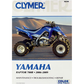 CLYMER Manual - Yamaha - YFM700 Raptor CM290