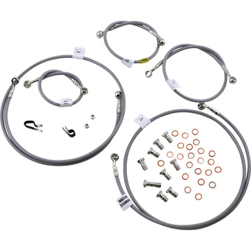 Galfer Brake Line - Stainless Steel FK003D809-5 | Brake Lines Hoses Stainless Steel