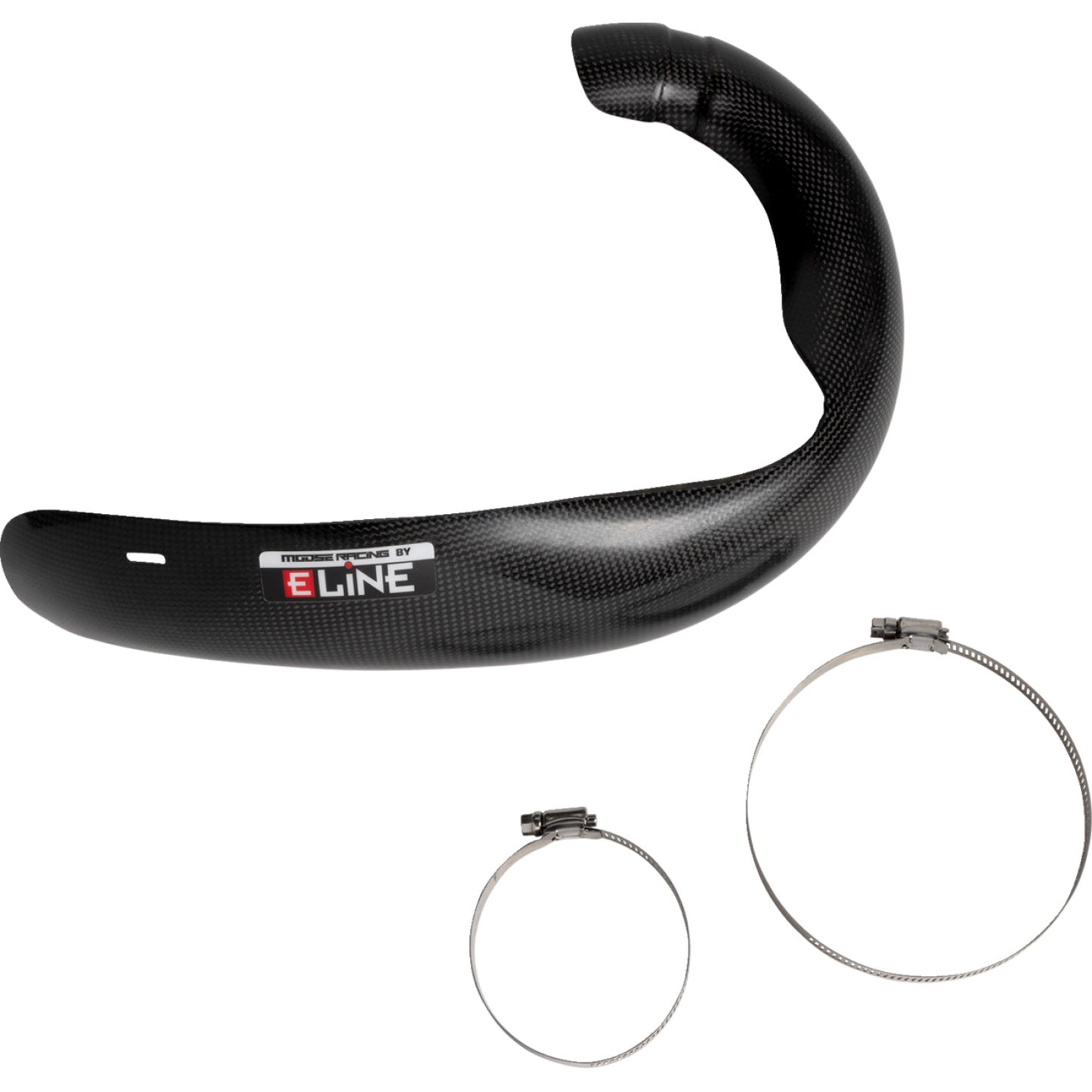 Moose Racing Pipe Guard by E Line - Carbon Fiber MPG12523C