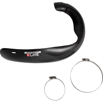 Moose Racing Pipe Guard by E Line - Carbon Fiber MPG12523C
