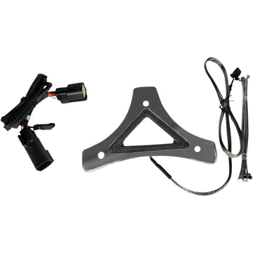 Custom Dynamics LED Backrest Light - Run/Brake - Chrome CD-BR-BCM-C