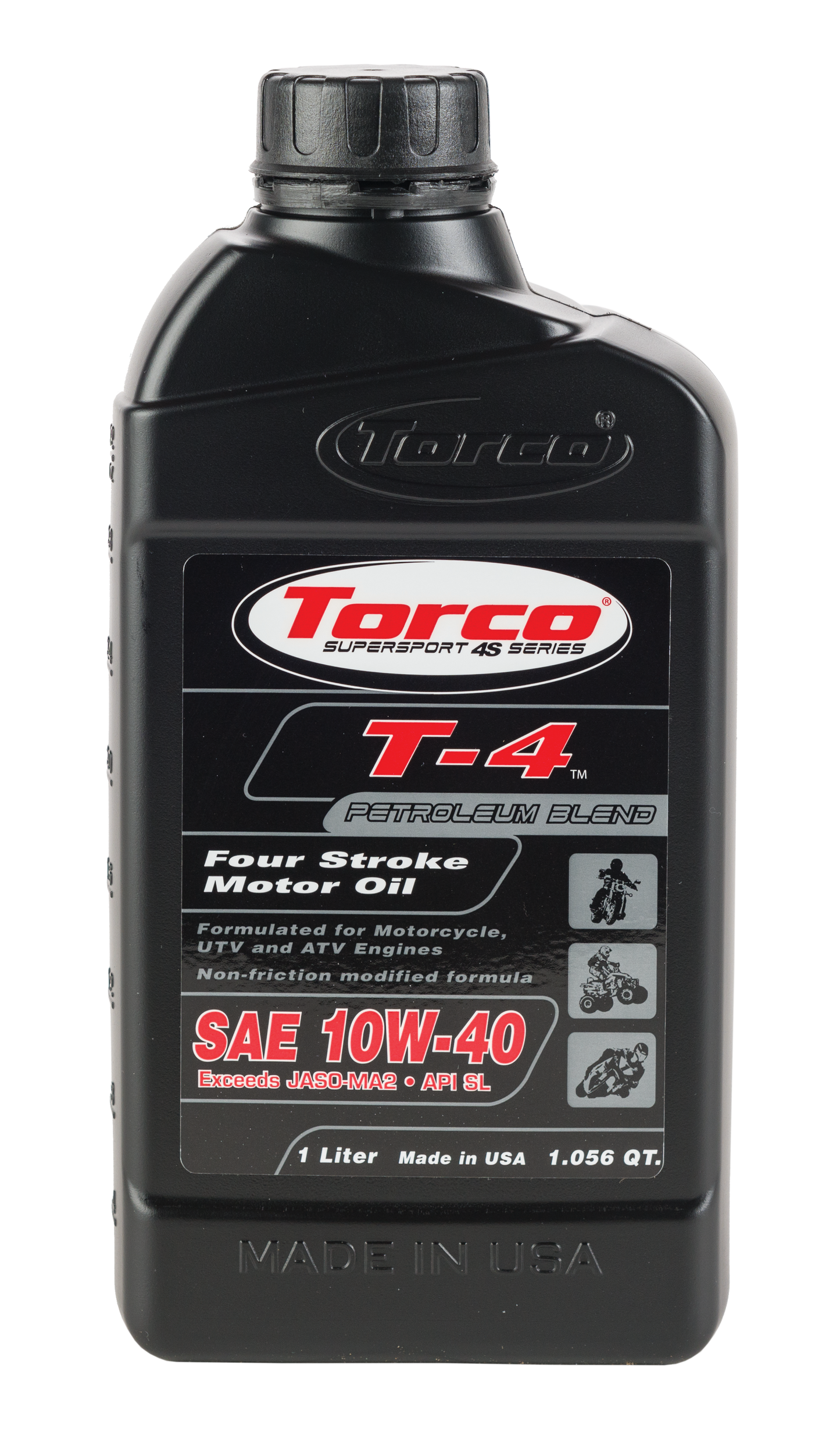 Torco T-4 4-Stroke Motor Oil 10W-40 1L