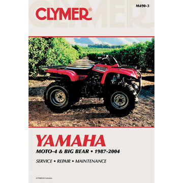 CLYMER Manual - Yamaha - YFM350 Moto-4 / Big Bear CM4903