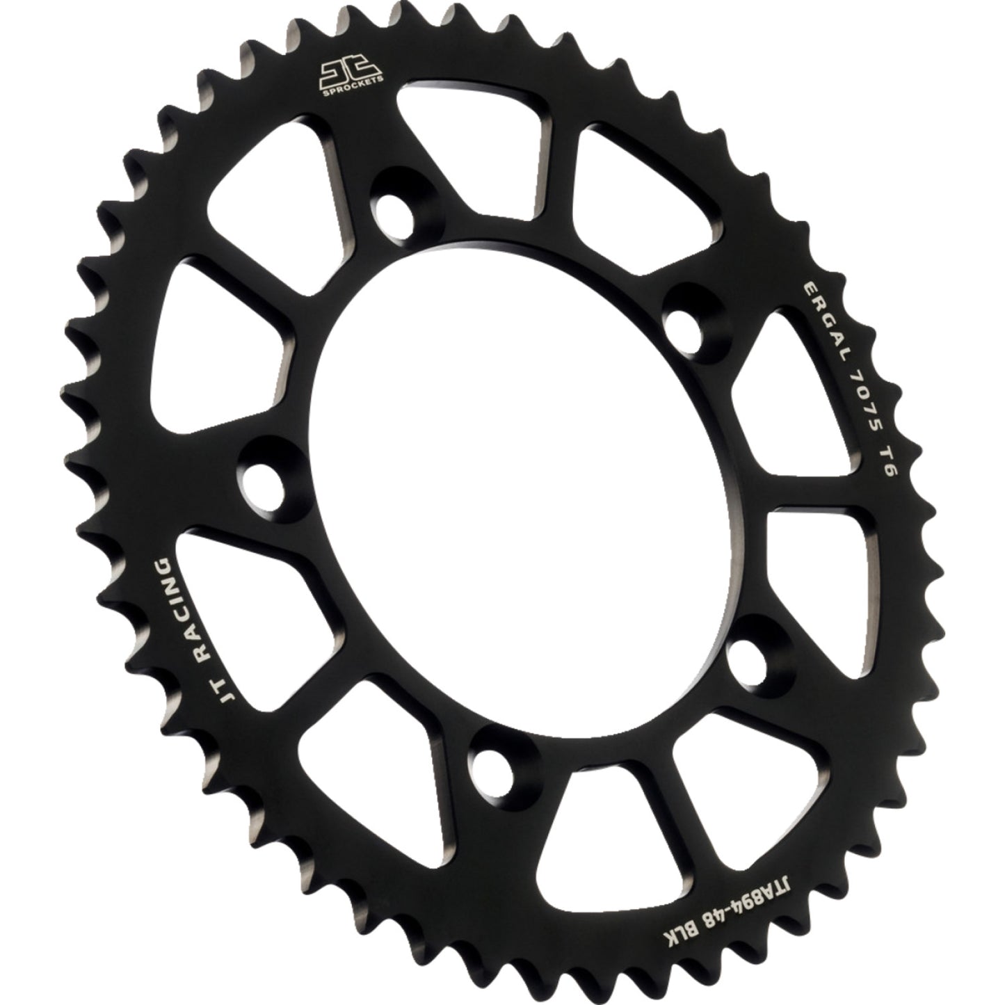JT SPROCKETS Rear Sprocket - Black - 48 Tooth - Husqvarna/KTM JTA894.48BLK by JT Rear Sprockets Aluminum/Alloy
