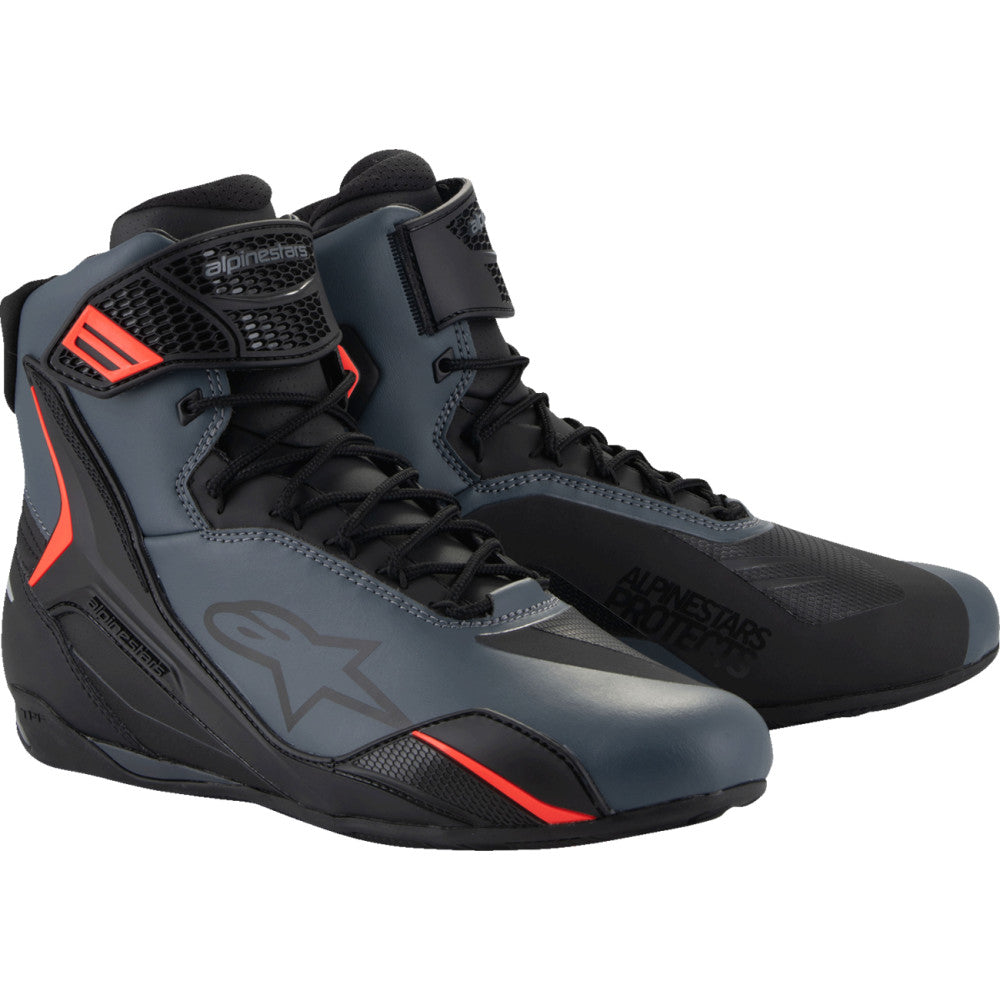 Alpinestars Faster-4 Shoes - Black/Gray/Red - US 7.5 2510425-1130-75