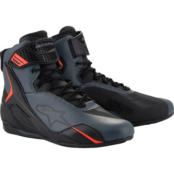 Alpinestars Faster-4 Shoes - Black/Gray/Red - US 7.5 2510425-1130-75